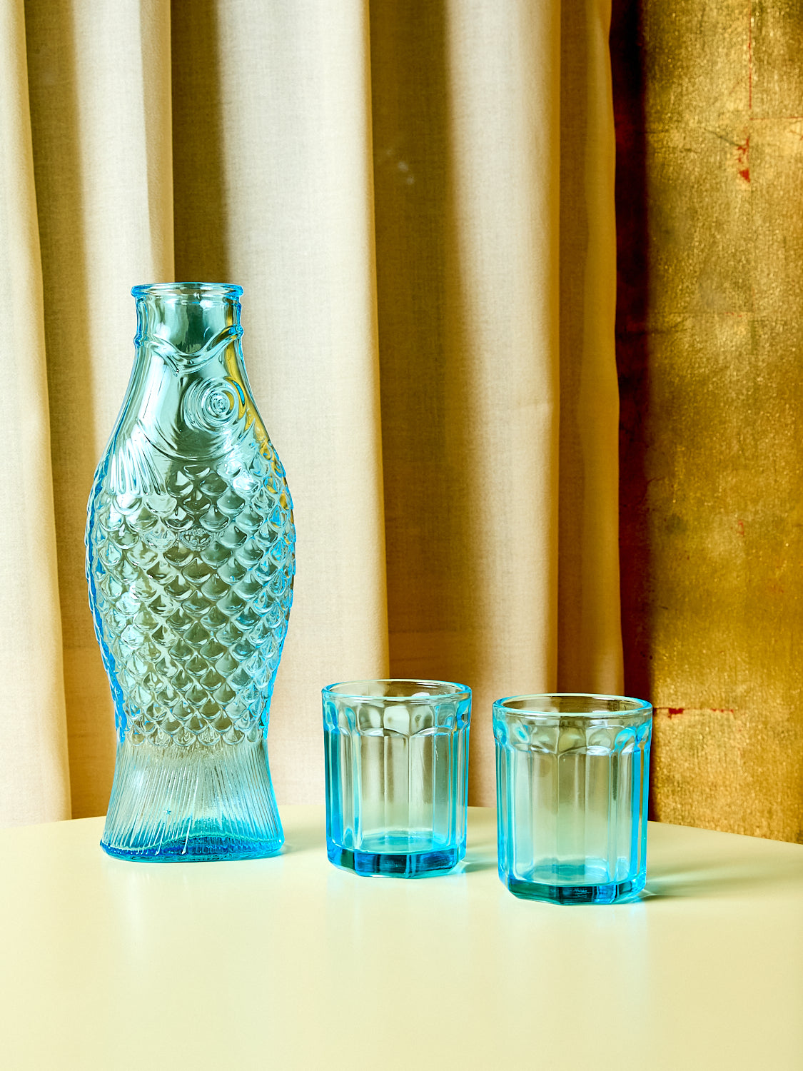 Fish Carafe and Glasses Set
