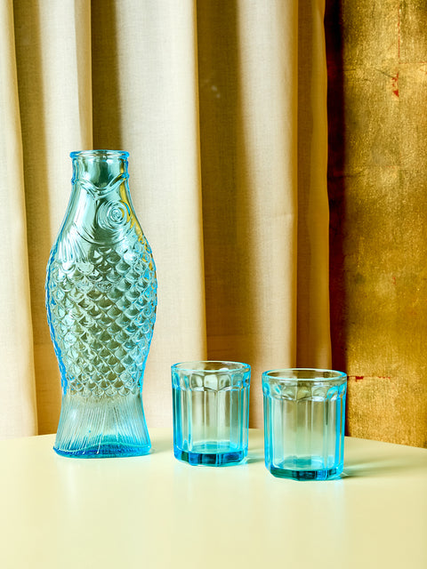 Fish Carafe and Glasses Set