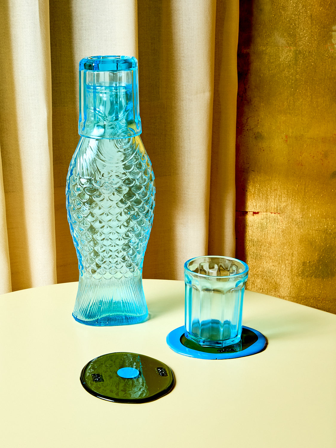 Fish Carafe and Glasses Set
