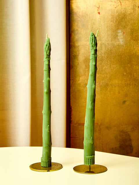 Asparagus Taper Candles