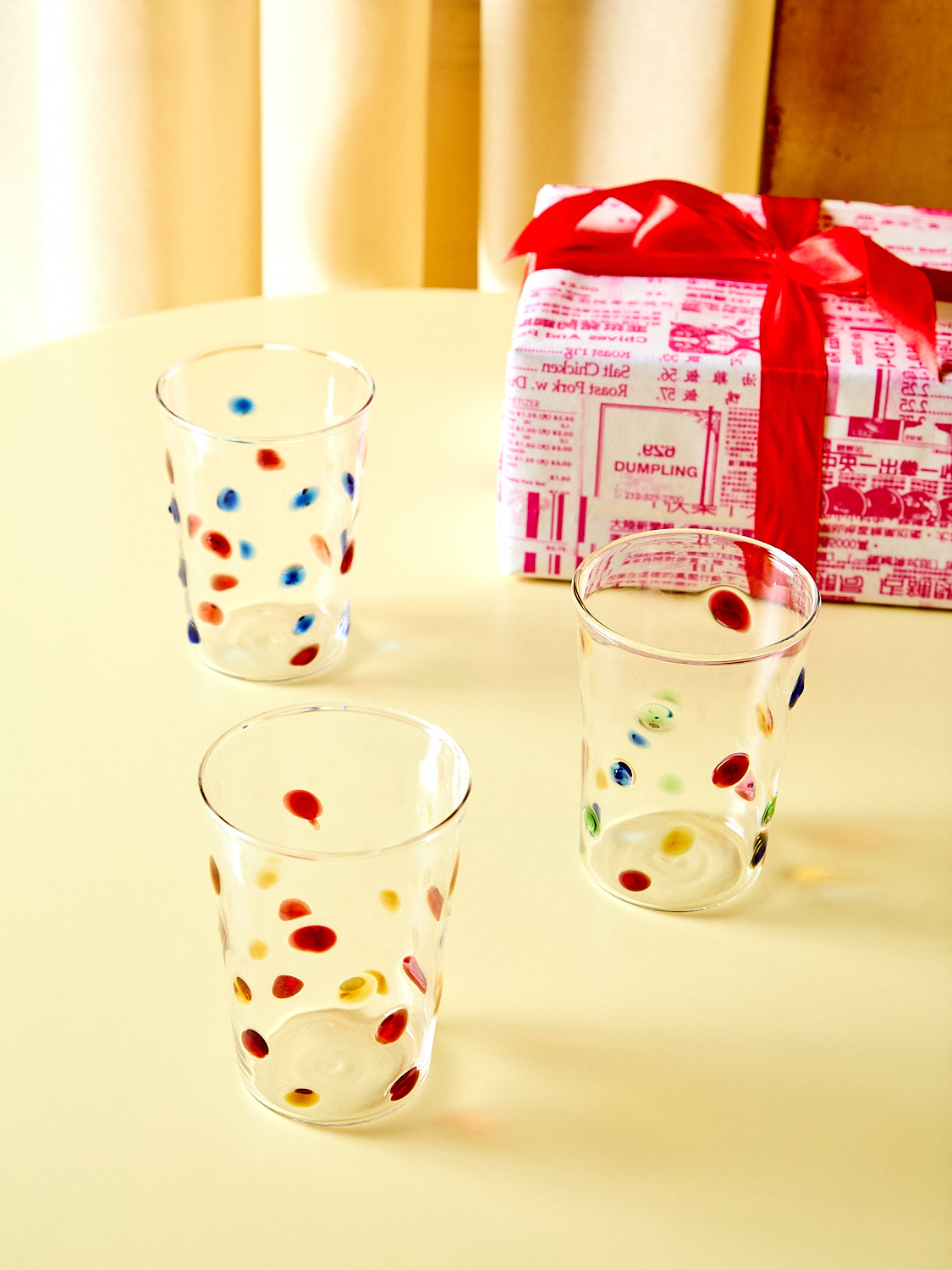 Drops Drinking Glass