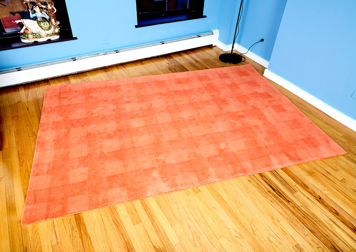 Picnic Gingham Rug in Berry