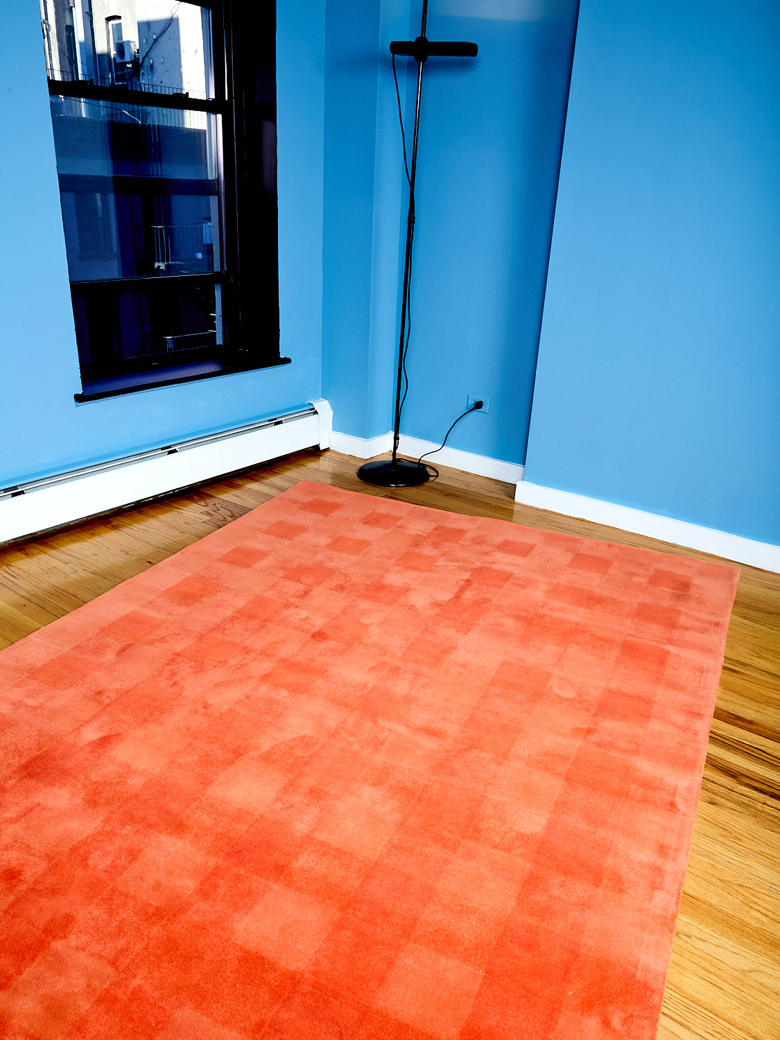 Picnic Gingham Rug in Berry