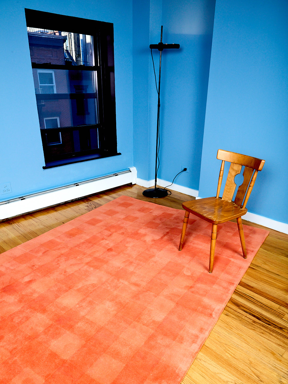 Picnic Gingham Rug in Berry