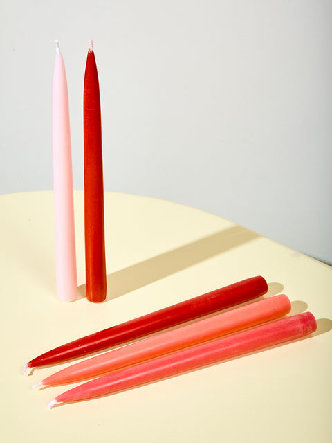 Lipstick Taper Candles