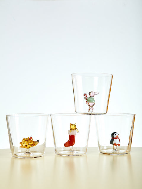 Holiday Animal Cup Set