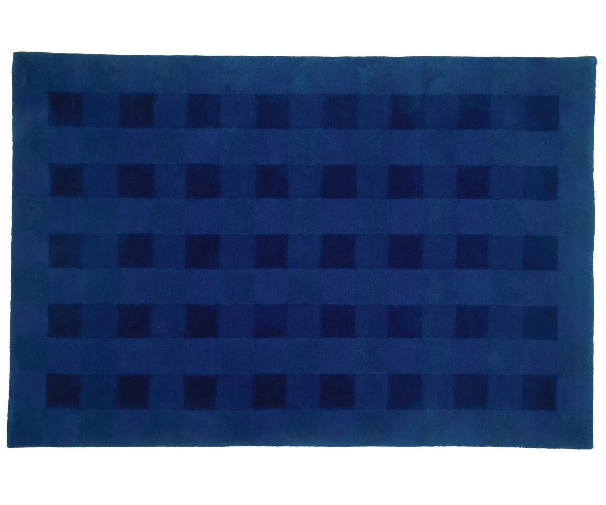 Picnic Gingham Rug in Blue