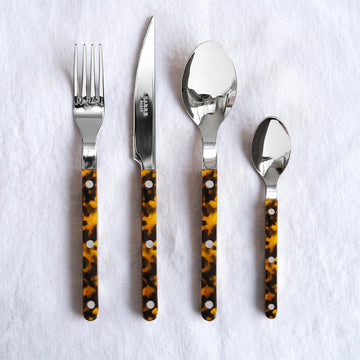 Tortoise Stainless Steel Flatware