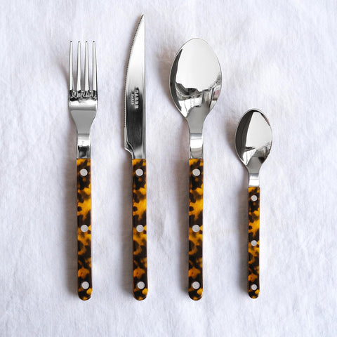 Tortoise Stainless Steel Flatware