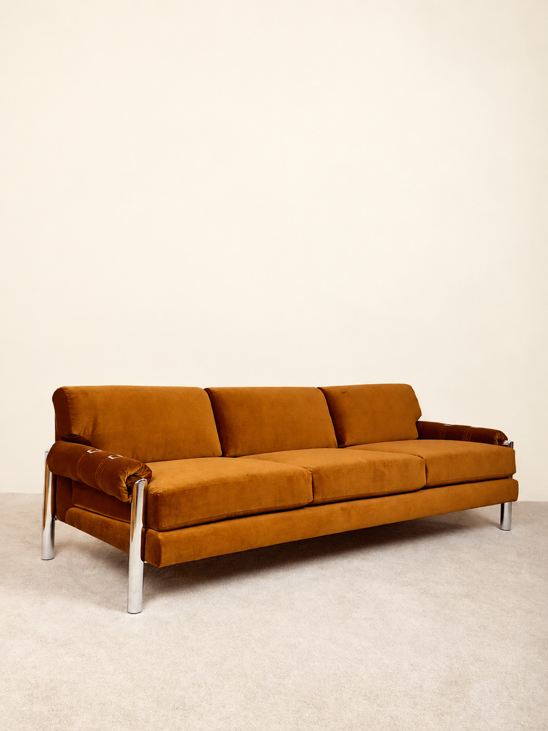 Chrome Sofa by John Mascheroni