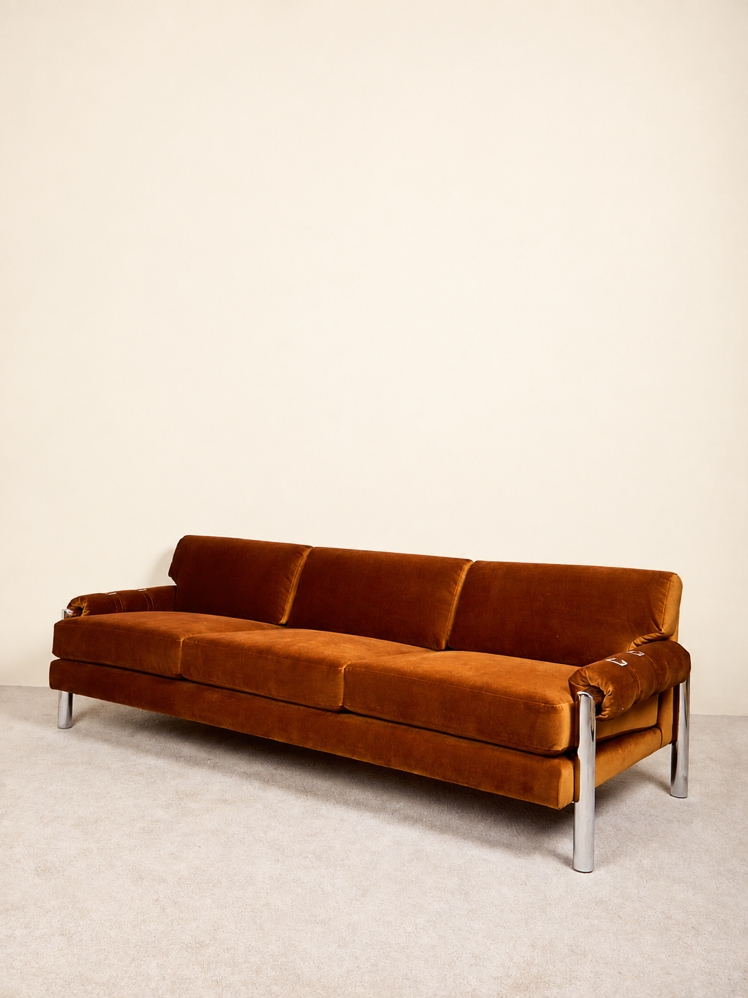 Chrome Sofa by John Mascheroni