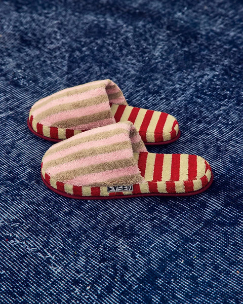 Striped Slippers