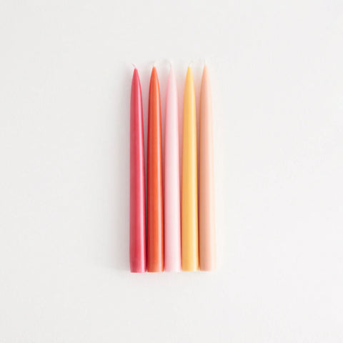 Set of 5 Taper Candles