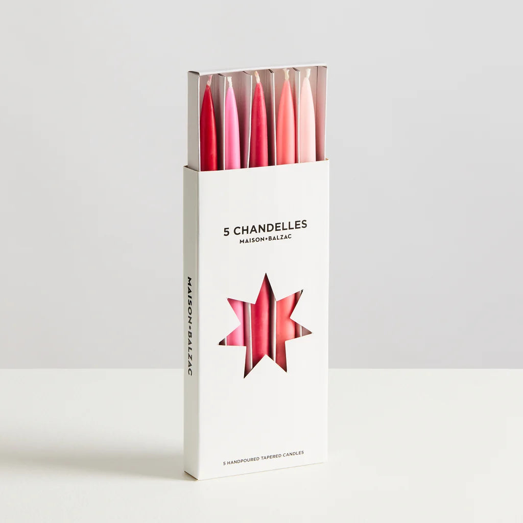 Lipstick Taper Candles