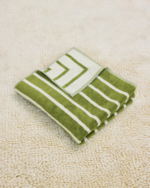 Bird Stripe Towels Set of 5