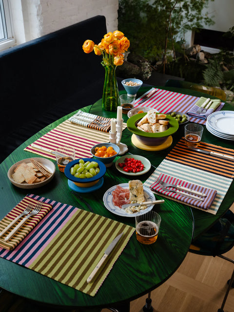 Duo Striped Napkins and Placemats