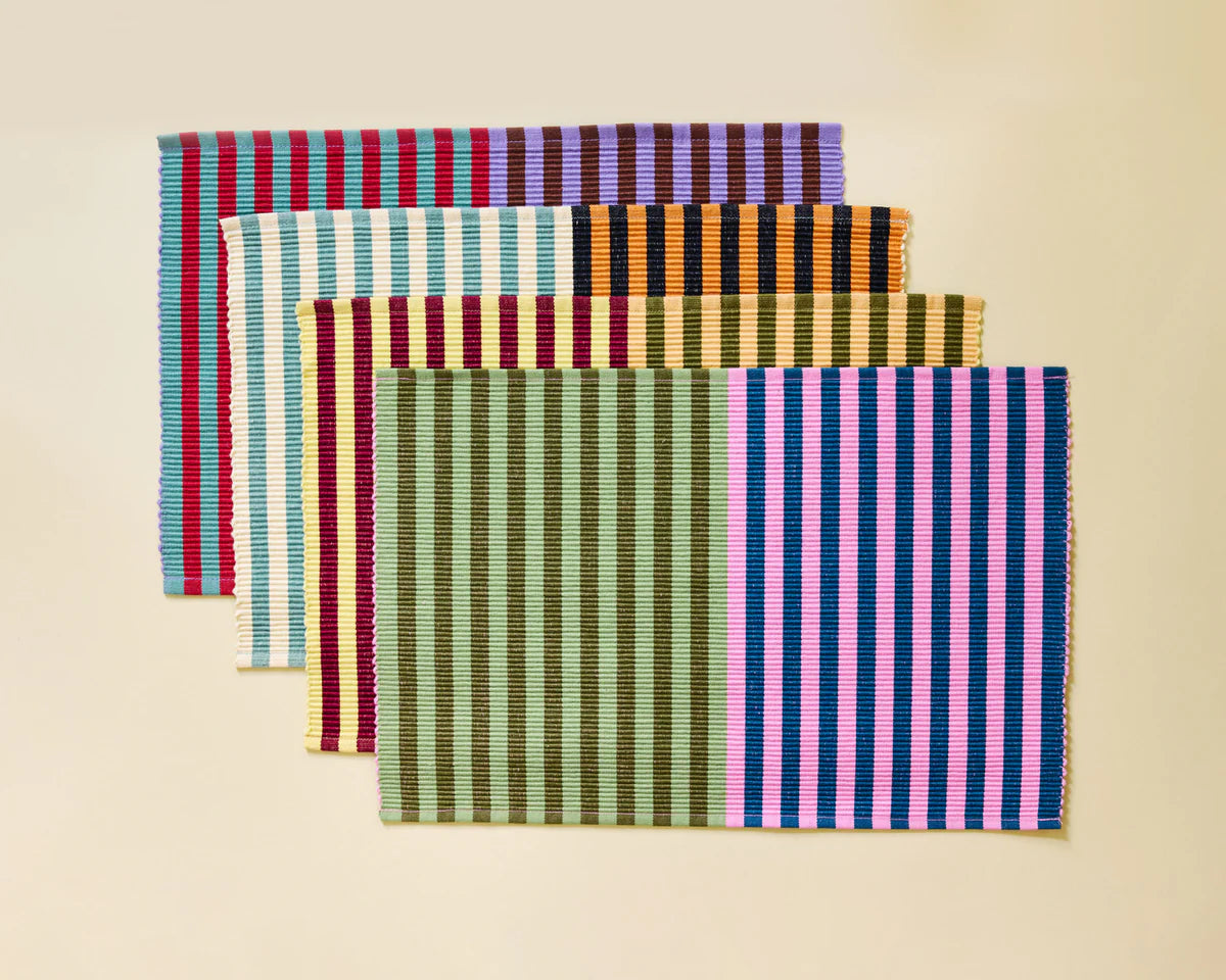 Duo Striped Napkins and Placemats