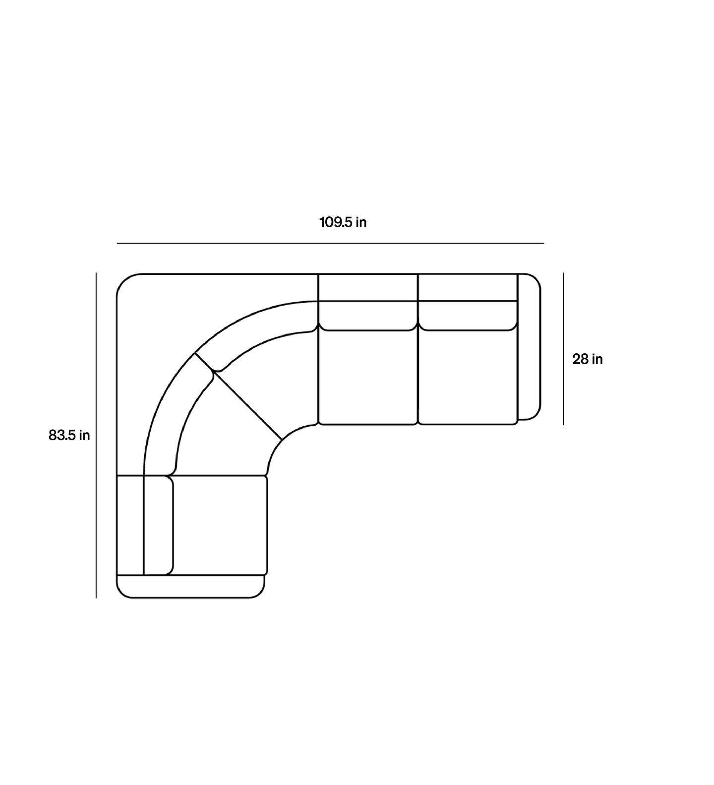 T4 Modular Corner Sofa