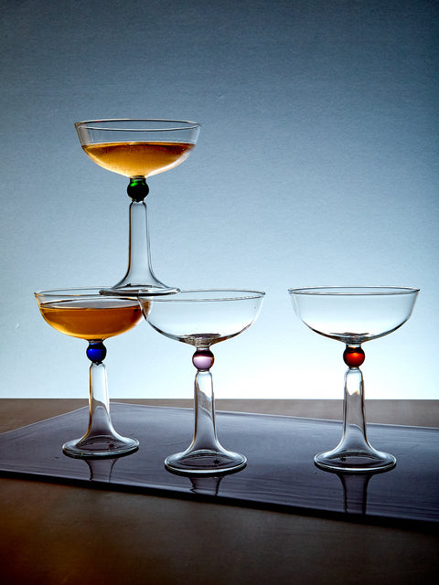 Set of 4 Tassel Coupes