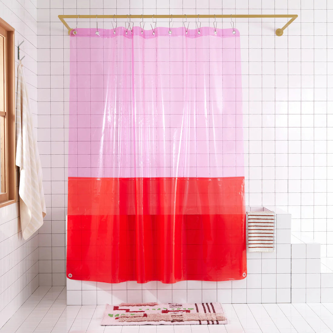 Orient Sun Shower Curtain