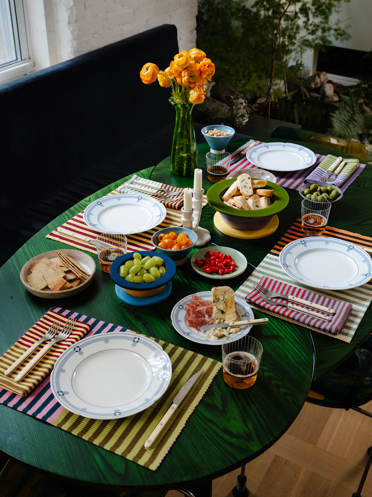 Duo Striped Napkins and Placemats