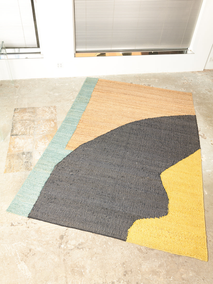 In The Arbor flat woven hemp rug by Cold Picnic.