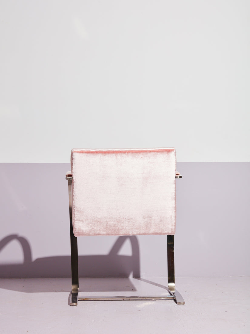 Vintage BRNO Flat Bar Chair in Pink