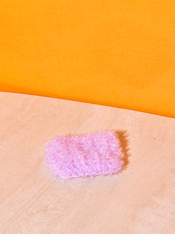 A single lavender sponge.