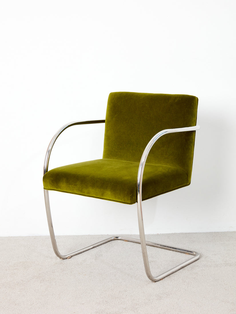 Vintage BRNO Chair in Olive