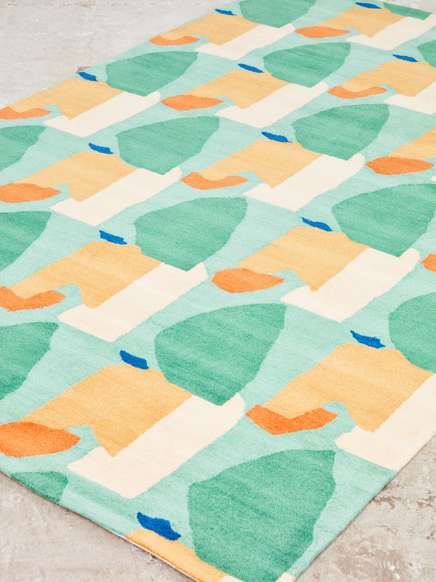 "Summer Visitors" Rug