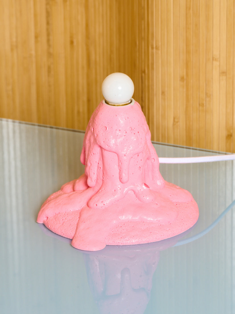 Pink Baby Foam Lamp by Joseph Algieri.