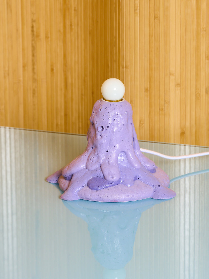 Lavender Baby Foam Lamp by Joseph Algieri.