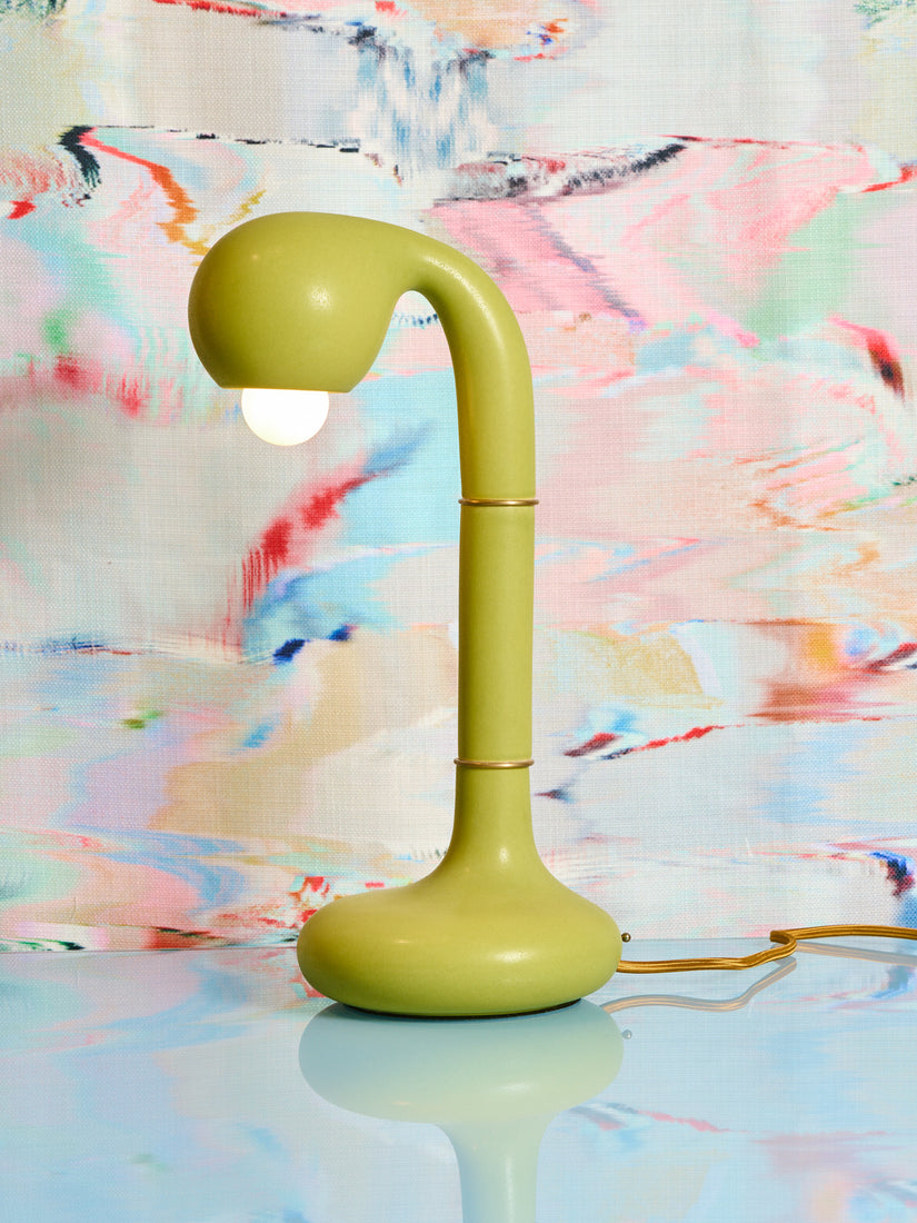 Chartreuse Table Lamp by Entler Studio.