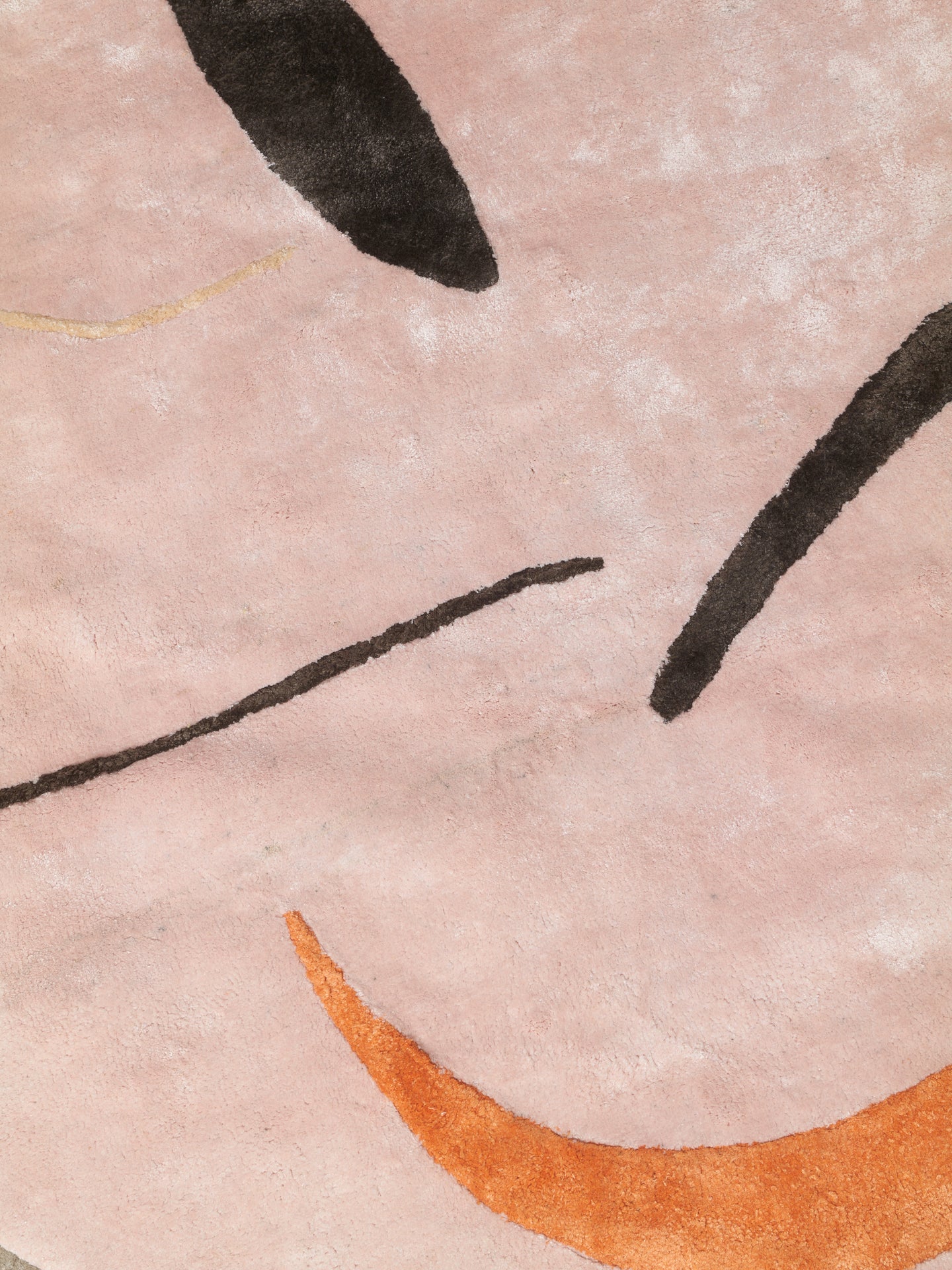 A close up of the Taro Rug by Cold Picnic.