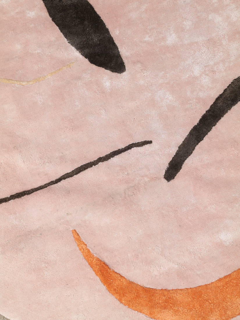 A close up of the Taro Rug by Cold Picnic.