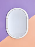 White ceramic mirror by Entler.