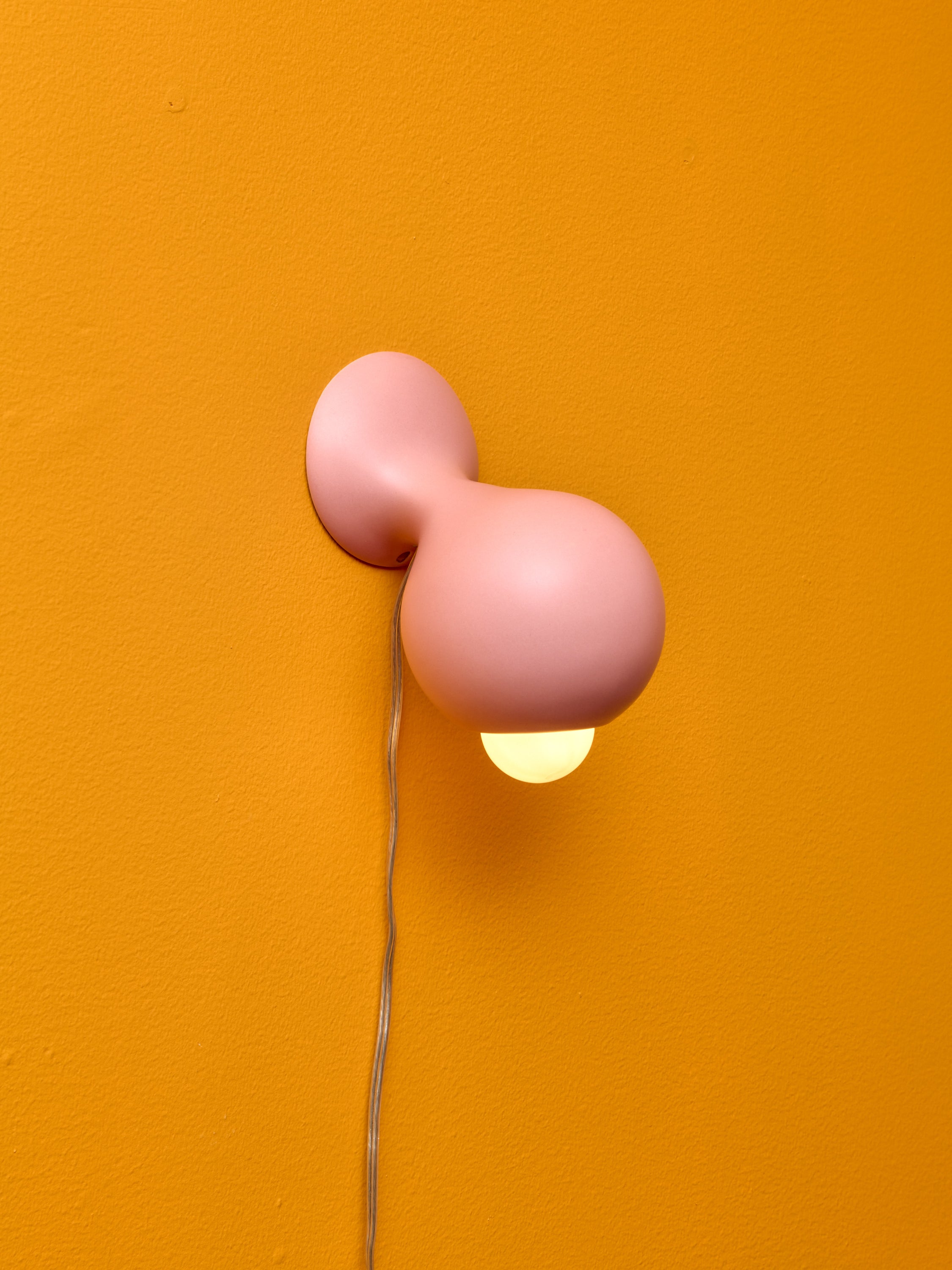 Matte Pink Little Sconce by Entler.