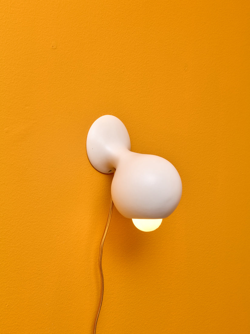 Matte White Little Sconce by Entler.