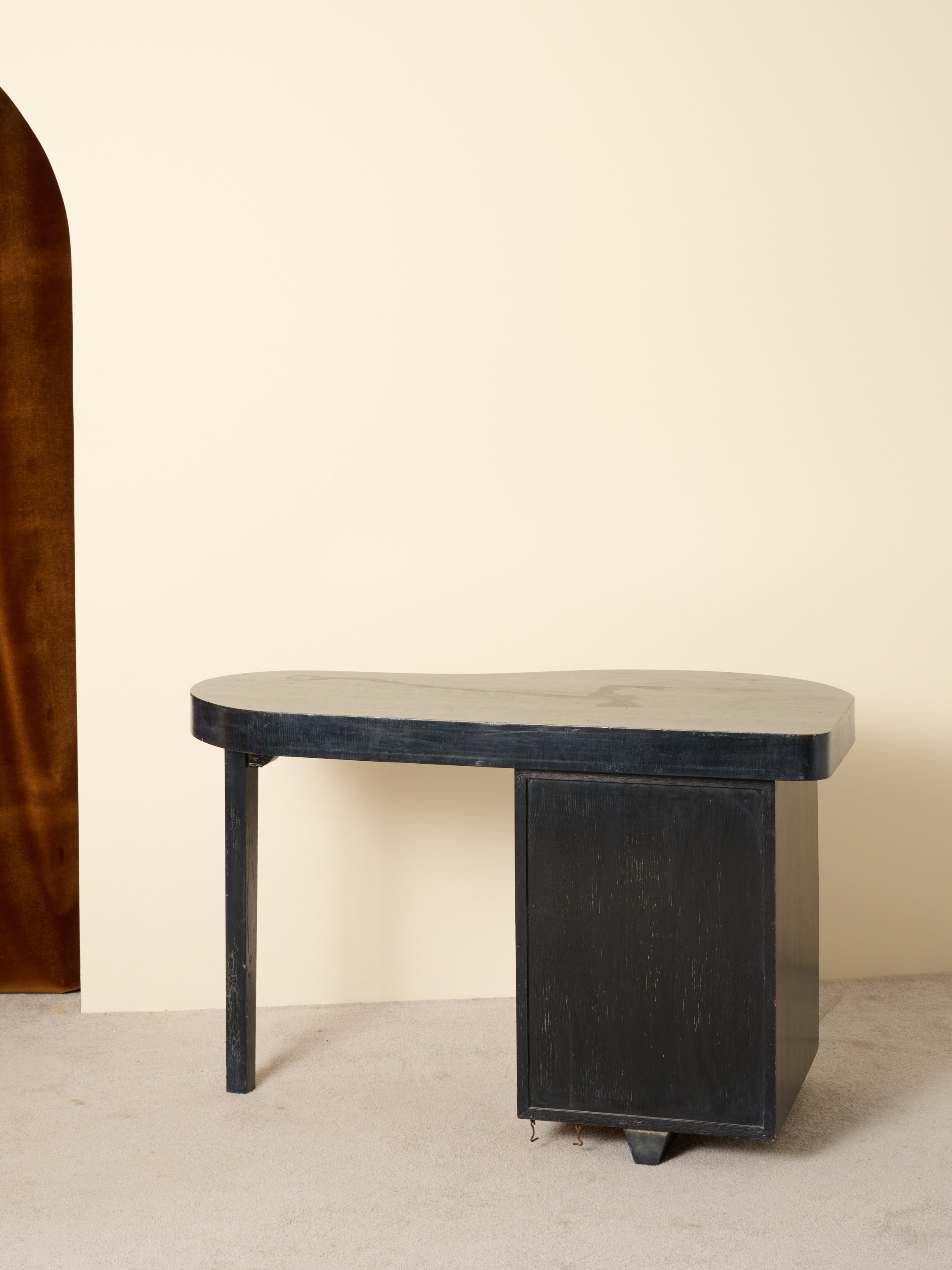 Back side of the Vintage Desk showing its finished from all sides.