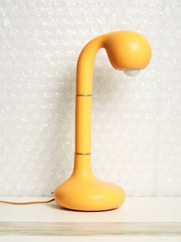 Yellow Saffron Ceramic Table Lamp by Entler Studio.