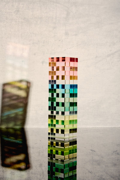 Lucite Stacking Tower Game