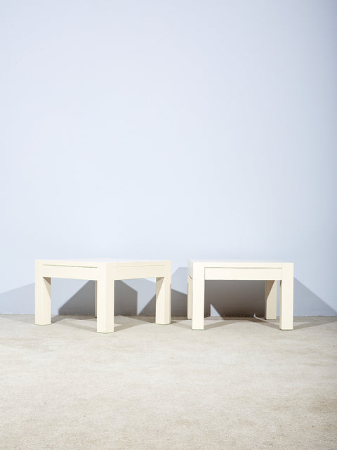 Pair of Gae Aulenti Nightstands.