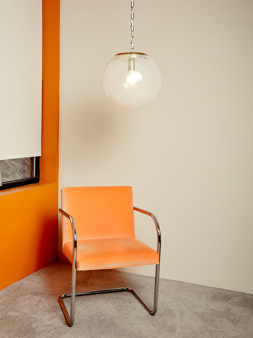 Vintage BRNO Chair in Orange Sherbet